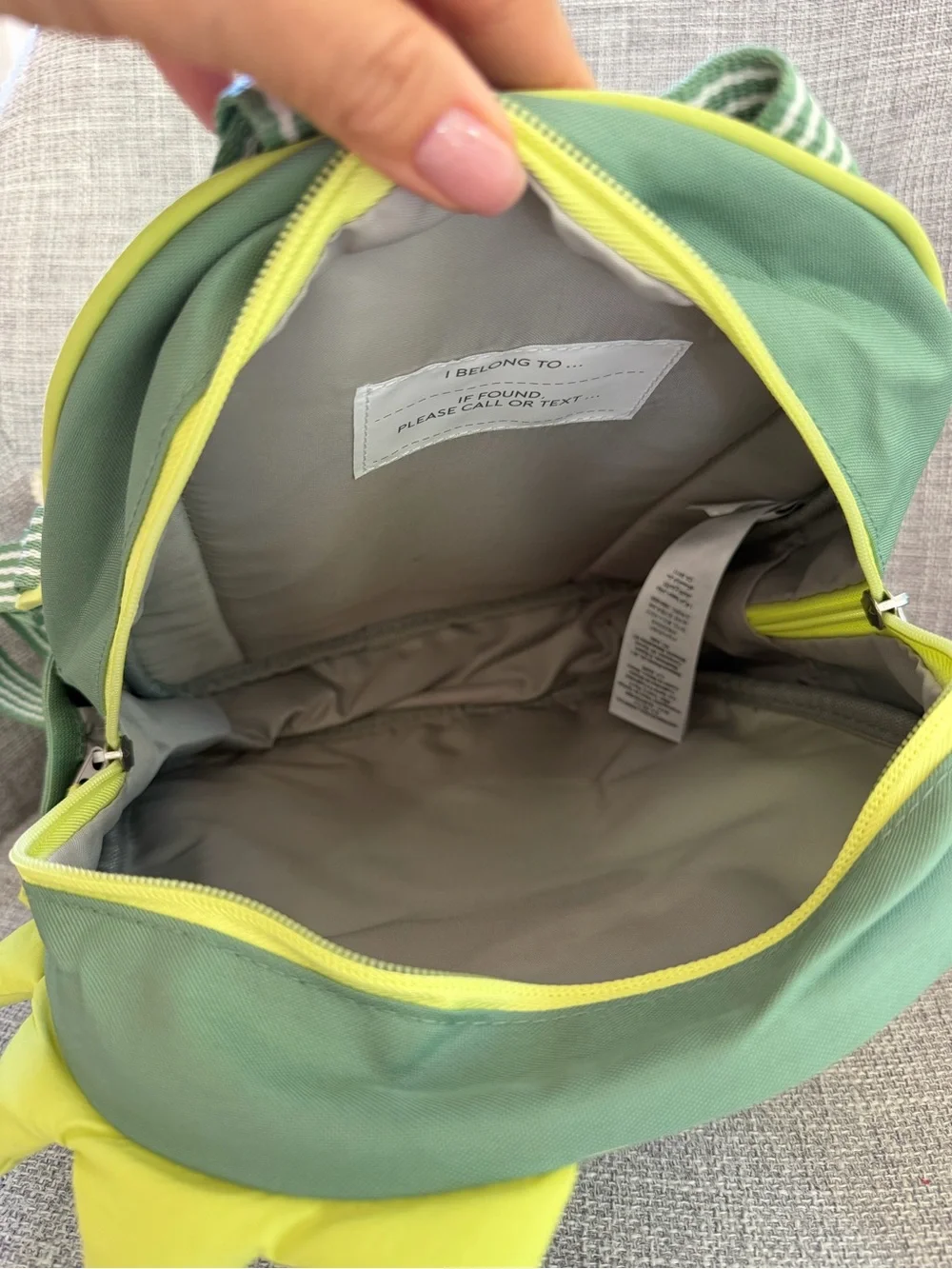 Pottery Barn Kids Dinosaur Backpack – Green T-Rex